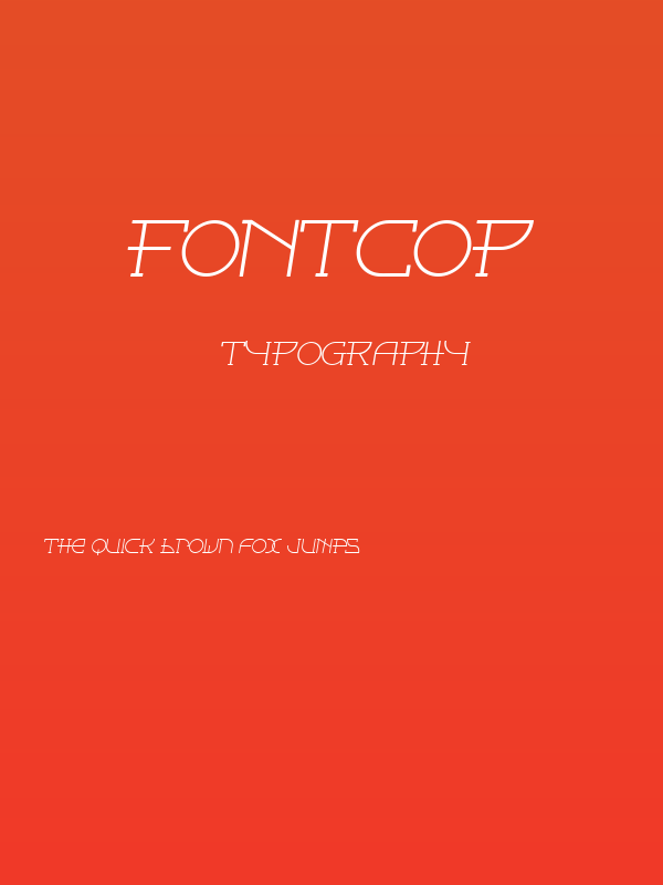 Fontcop Poster