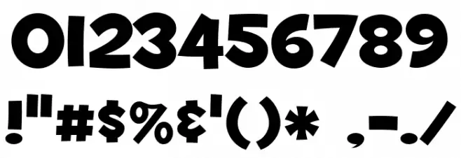 Fontdinerdotcom Huggable Font OTHER CHARS