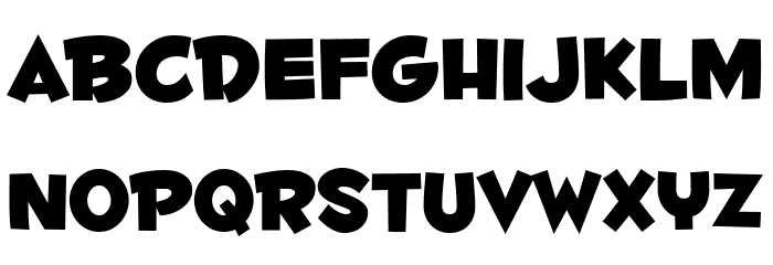 Fontdinerdotcom Huggable Font LOWERCASE