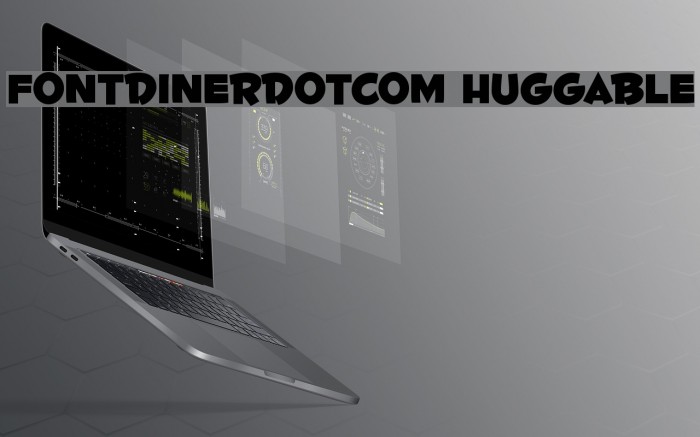 Fontdinerdotcom Huggable Font examples