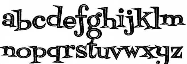 Fontdinerdotcom Jazz Dark Font Litere mici