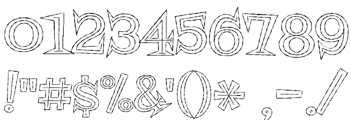 Fontdinerdotcom Jazz Light Font OTHER CHARS