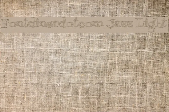 Fontdinerdotcom Jazz Light Example 1