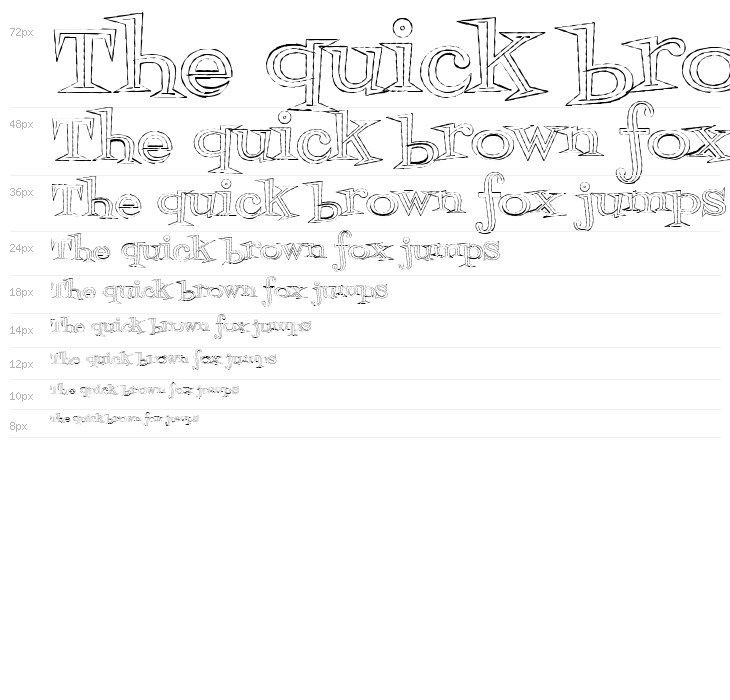 Fontdinerdotcom Jazz Light Waterfall