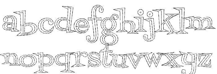 Fontdinerdotcom Jazz Light Font LOWERCASE