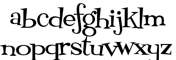 Fontdinerdotcom Loungy Font LOWERCASE