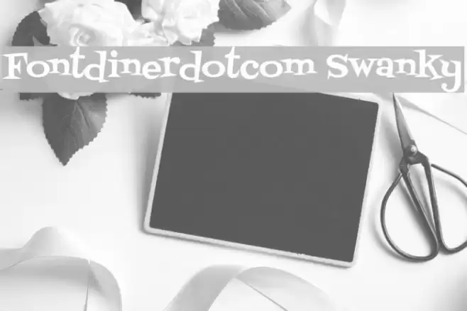 Fontdinerdotcom Swanky Font examples