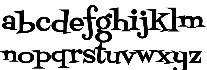 Fontdinerdotcom Swanky Font LOWERCASE