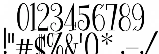 Fontdinerdotcom Font OTHER CHARS