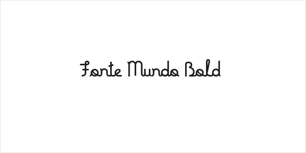 Fonte Mundo Bold Logo