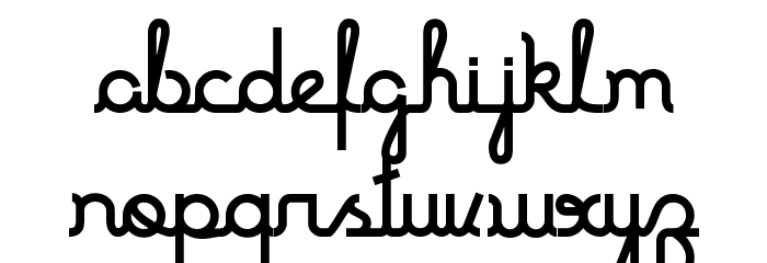 Fonte Mundo Bold Font LOWERCASE