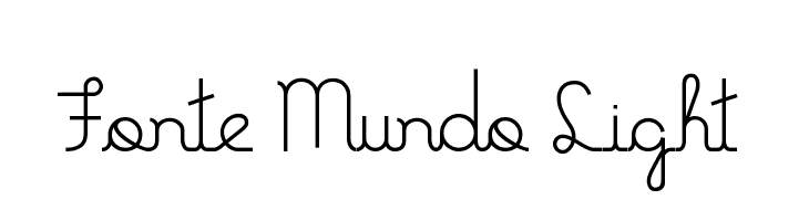 Fonte Mundo Light  免费字体下载