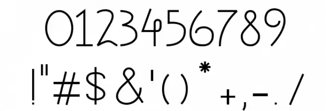 Fonte Mundo Light Font OTHER CHARS