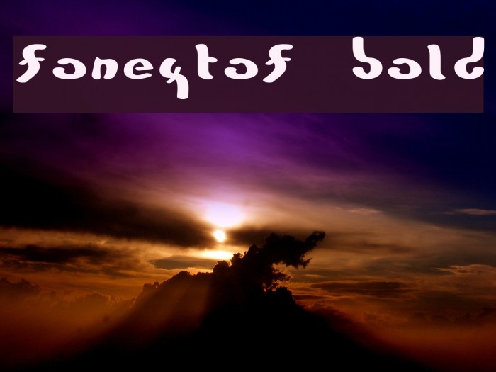 FonteZyxTof Bold Font examples