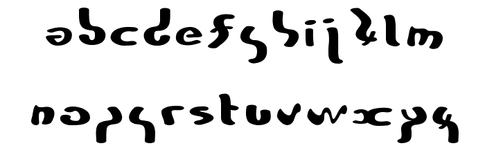 FonteZyxTof Bold Font LOWERCASE