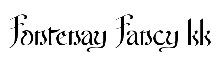 Fontenay Fancy kk  Free Fonts Download