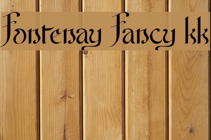 Fontenay Fancy kk Font examples