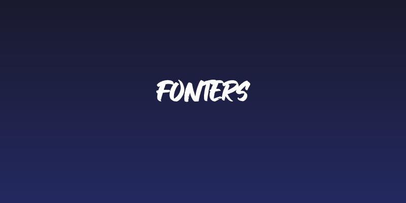 Fonters Social Header