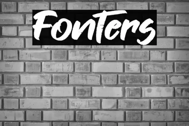 Fonters Font examples