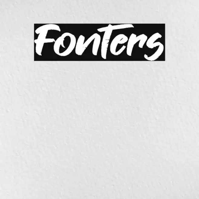 Fonters Font examples