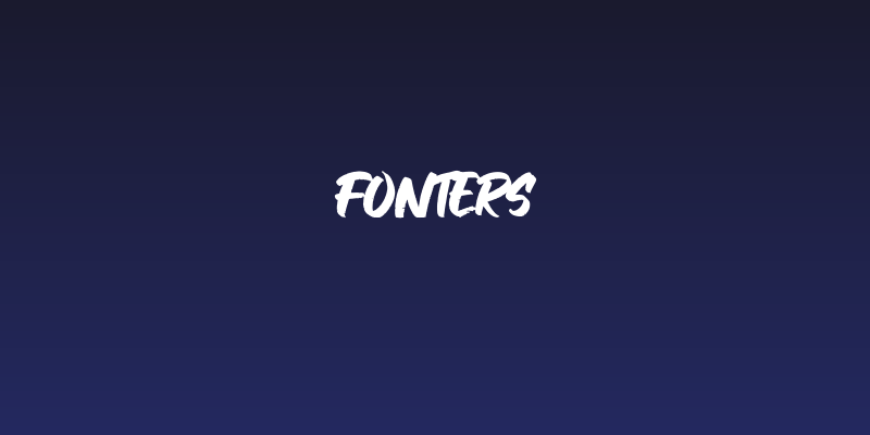 Fonters Social Header