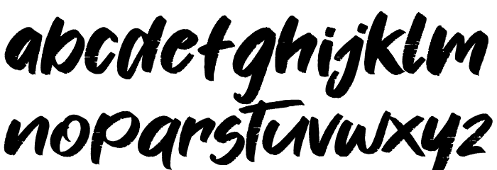 Fonters Font LOWERCASE