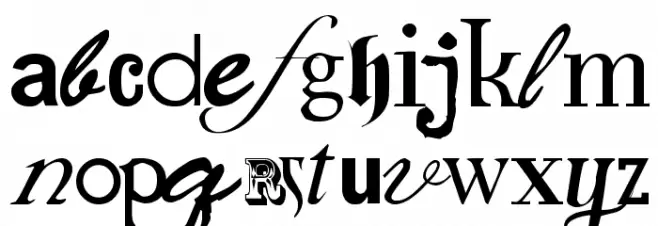 Fontfetish Fuentes MINÚSCULAS