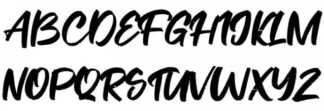 Fontgrab Schriftart Groß
