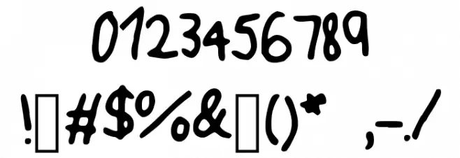 Fontie Font OTHER CHARS