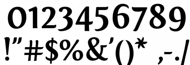 Fontin Bold Font OTHER CHARS