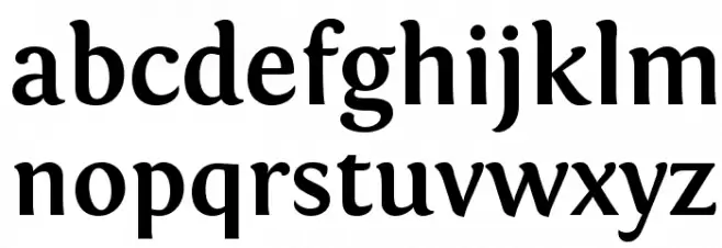 Fontin Bold Font LOWERCASE