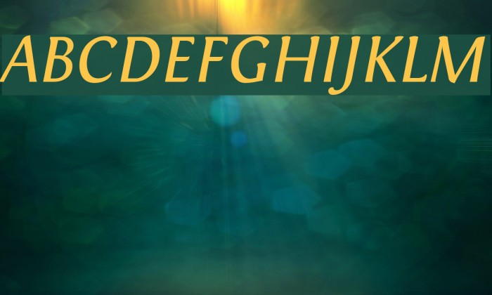 Fontin Italic Font examples