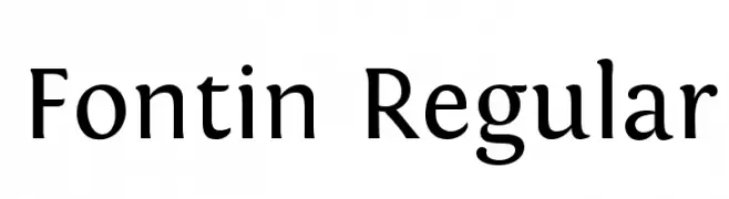 Fontin Regular  Frei Schriftart Herunterladen