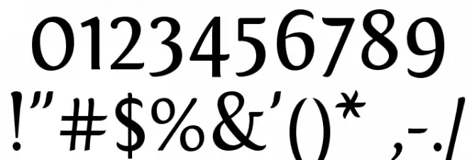 Fontin Regular Font OTHER CHARS