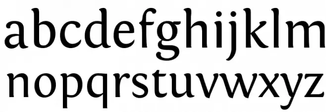 Fontin Regular Caratteri MINUSCOLO