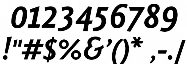 Fontin Sans CR Bold Italic Font OTHER CHARS