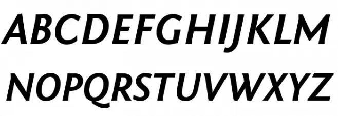 Fontin Sans CR Bold Italic Fonte MAIÚSCULAS