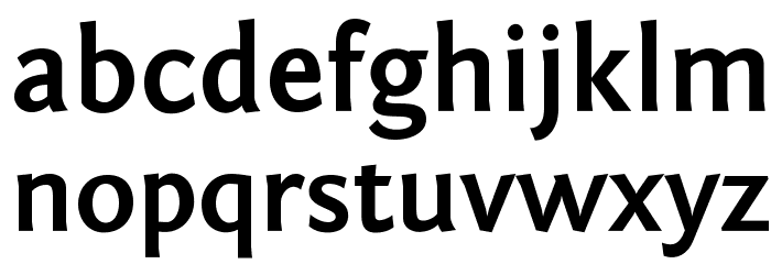 Fontin Sans CR Bold Font LOWERCASE