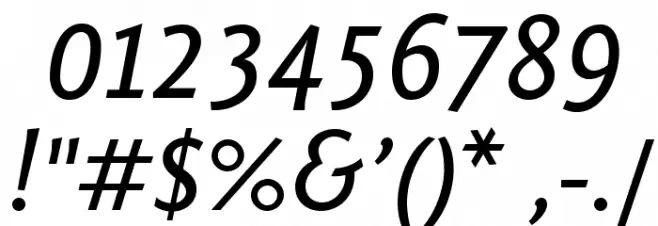 Fontin Sans CR Italic Font OTHER CHARS