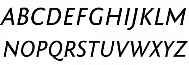 Fontin Sans CR Italic Fuentes MAYÚSCULAS