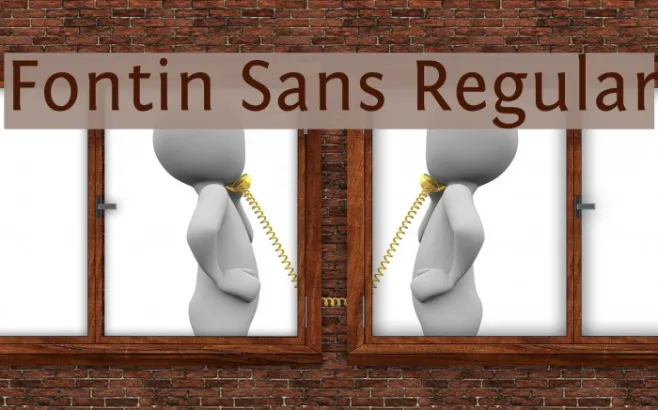 Fontin Sans Regular Example 1