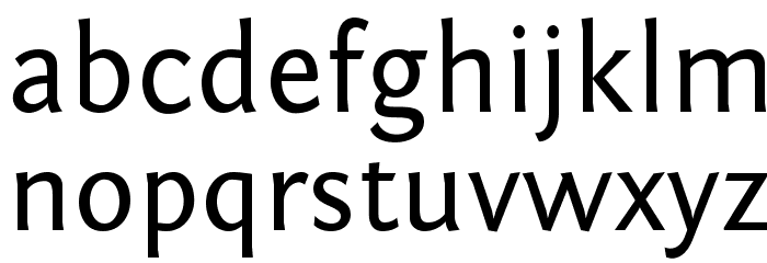 Fontin Sans Regular Font LOWERCASE