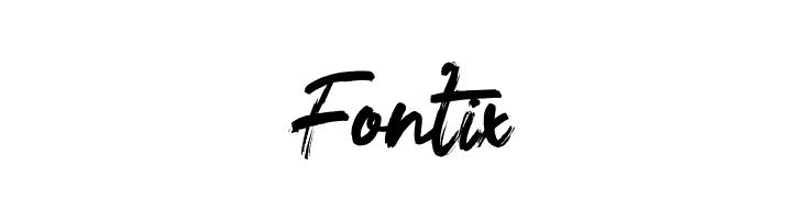 Fontix  免费字体下载