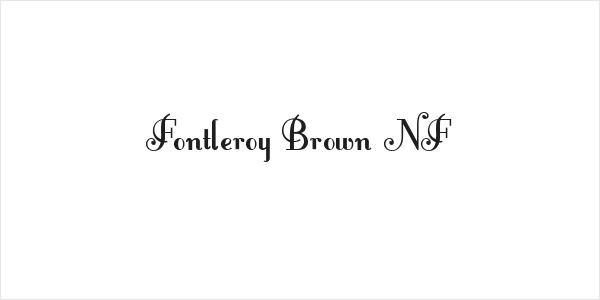Fontleroy Brown NF Logo