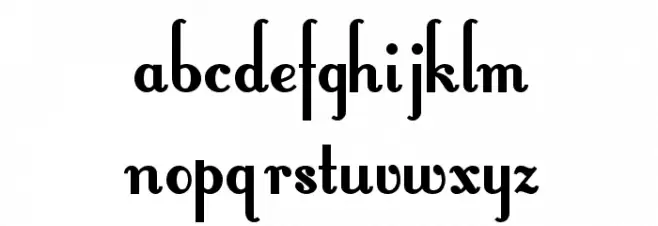 Fontleroy Brown NF 字体 小写