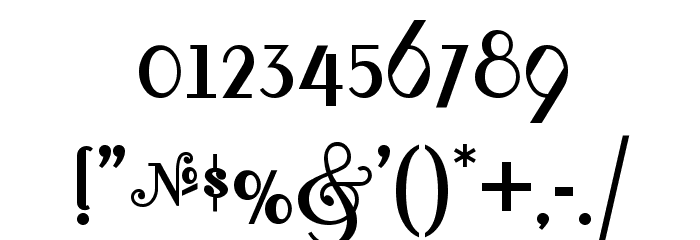 FontleroyBrownNF Font OTHER CHARS