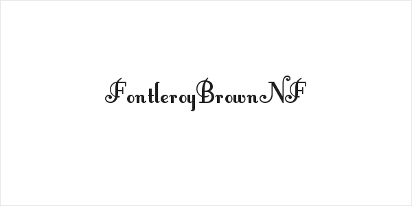 FontleroyBrownNF Logo