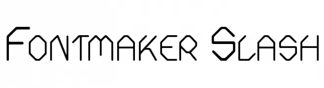 Fontmaker Slash  नि: शुल्क फ़ॉन्ट्स डाउनलोड