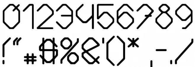 Fontmaker Slash Font Alte caractere