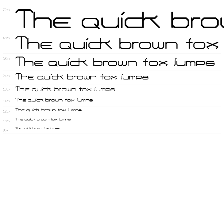 Fontmaker's Choice Waterfall